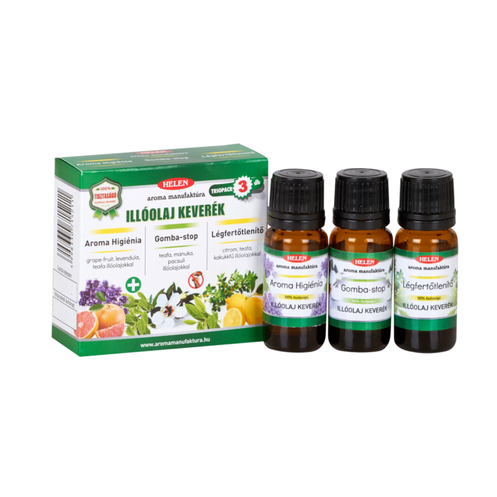 Aromastart aromafertőtlenítés illóolaj-keverék válogatás 3x10 ml